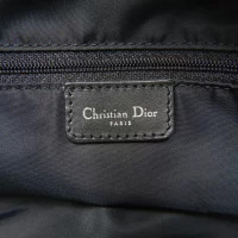 Christian Dior Trotter Shoulder Bag Navy Blue - Picture 11 of 13